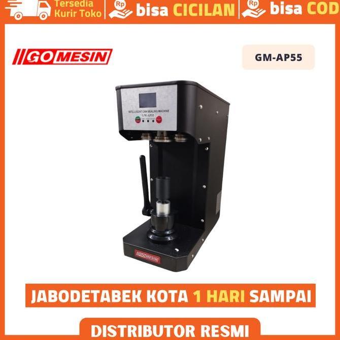 Mesin Penutup Botol Kaleng Otomatis Gomesin Gm-Ap55 Can Sealer