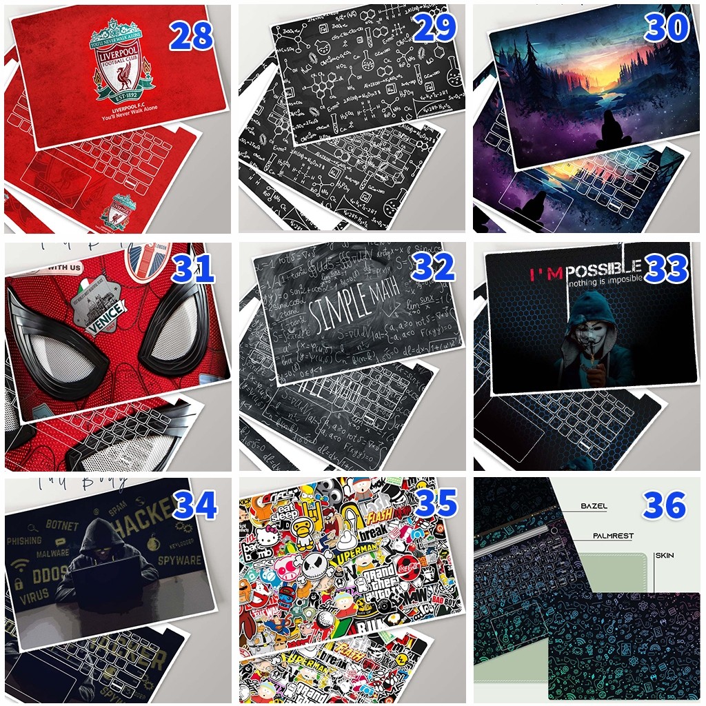 Garskin Case Garskin Laptop Skin Advan Work Pro Custom Bisa COD 2Pcs
