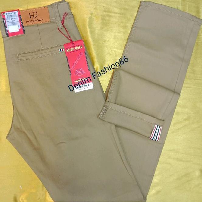 Celana Panjang Chino Celana Panjang Chino Hugo Gold Slimfit / Dewasa Pria