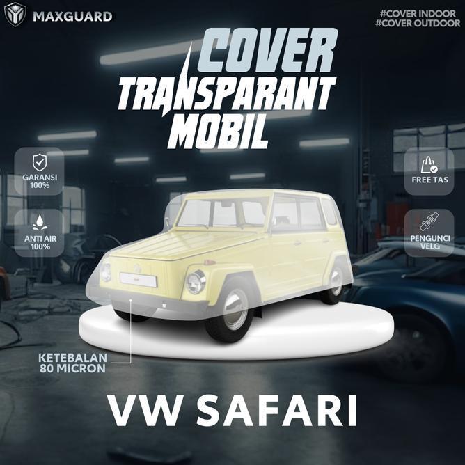 Cover Mobil Transparan Plastik Vw Safari / Sarung Camat