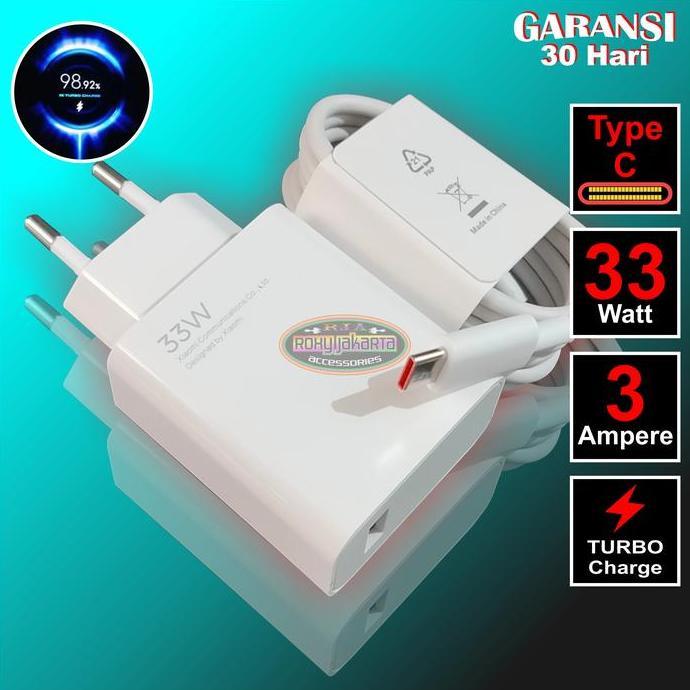BEBAS ONGKIR - Charger xiaomi Foco M5 turbo 33 watt Original 100%