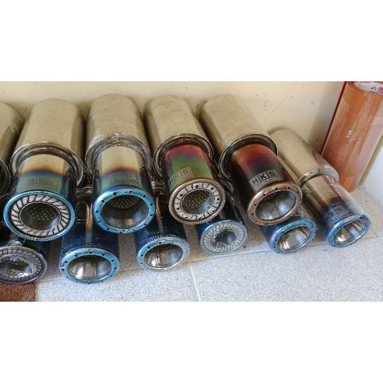 FREE ONGKIR KNALPOT MOBIL RACING HKS GRONEL STENLIS SUARA FULL BASS BULET. ULEM. HALUS (UNIVERSAL MU