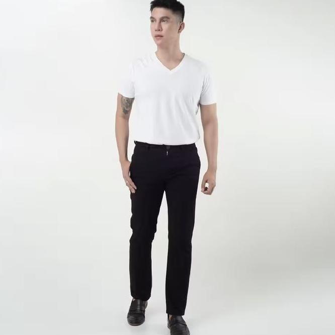 Celana Benhill Pria Celana Chino Panjang Bahan Catun