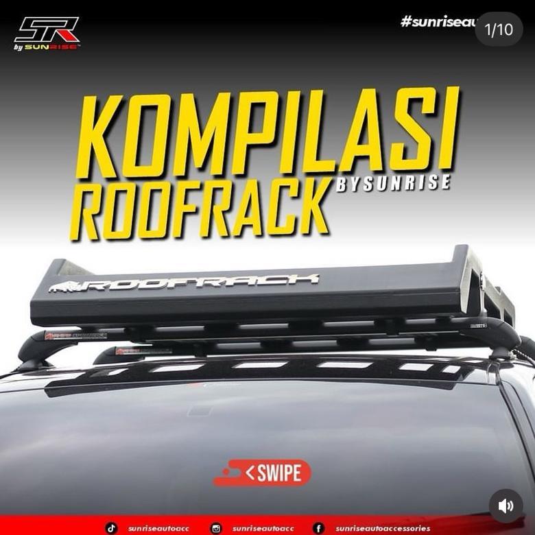 FREE ONGKIR RAK ROOFRACK ROOF RACK BAGASI ATAS RHINO SPORTY MOBIL UNIVERSAL SUNRISE SR RACK MOBIL TR