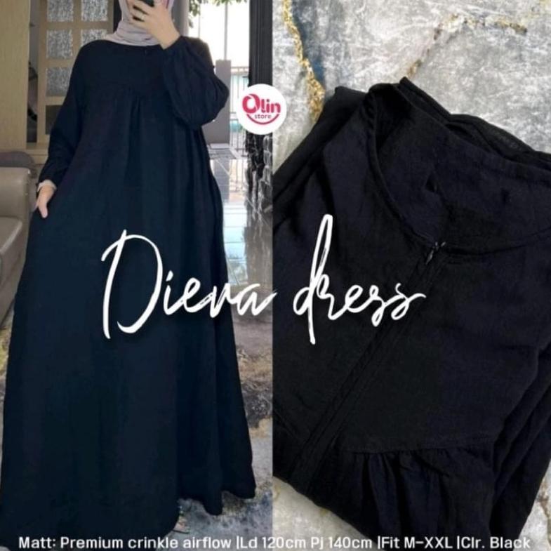 Terbaru Diera Dress -Gamis Diera Dres Btg Terbaru //Gamis Terbaru //Gamis Kekinian