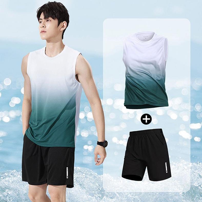 Diskon Produk BaruKamb Setelan Olahraga Pria Futsal Dry Fit | Set Kaos Jersey Badminton