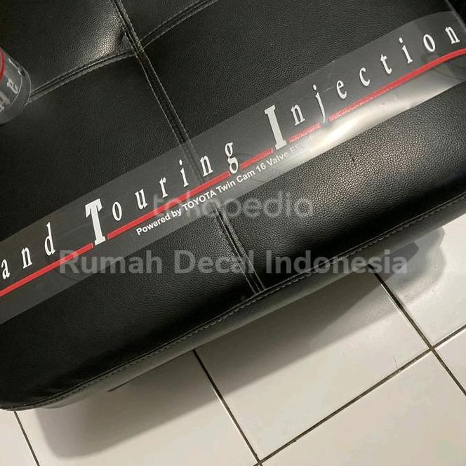 Stiker Corolla Twincam Kaca Gti Belakang
