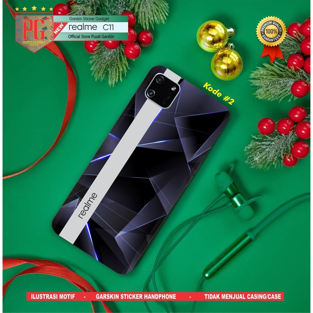 Garskin Case Realme C11 Custom Bisa COD 2Pcs