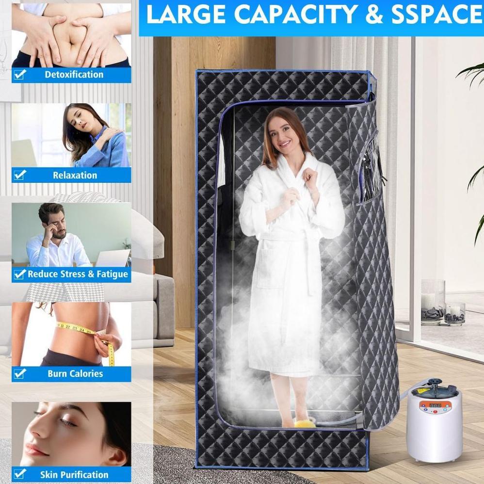CUCI GUDANG Kotak Sauna Portable / Alat Sauna Di Rumah / Alat Sauna Pembakar Lemak