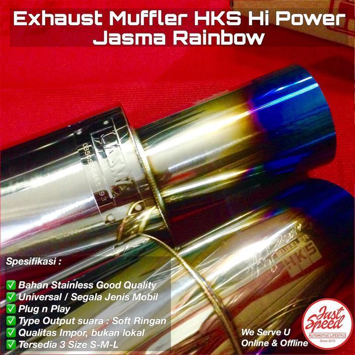 Exhaust Muffler Hks Size Small Original Dan Terpercaya