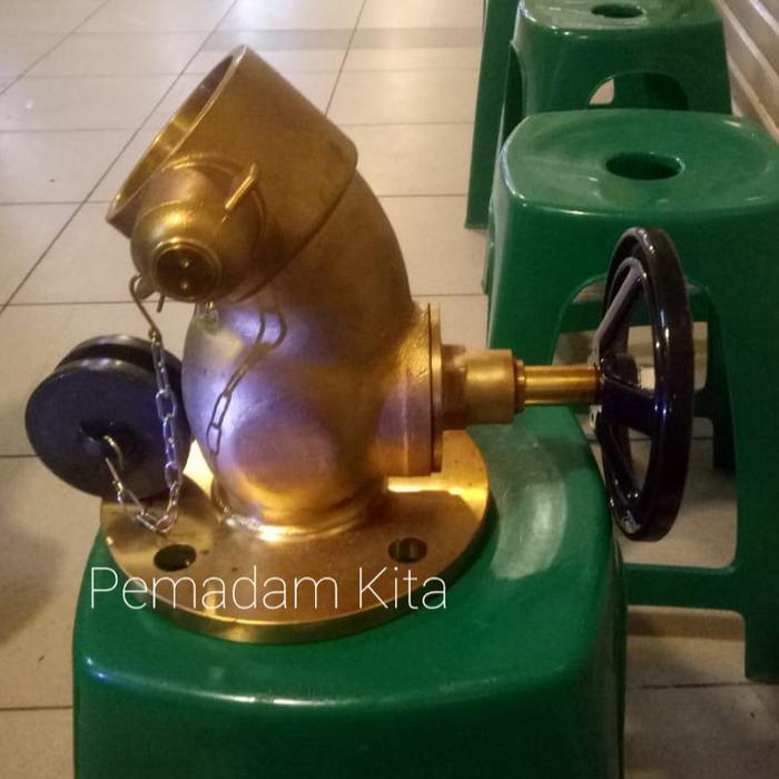 Landing Valve 2.5" instantanious/ Jhonmorris brass pemadam