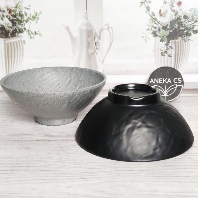 Melamine Stone Mangkok 7 inch - Mangkok Mie Golden Dragon W6907A ZS