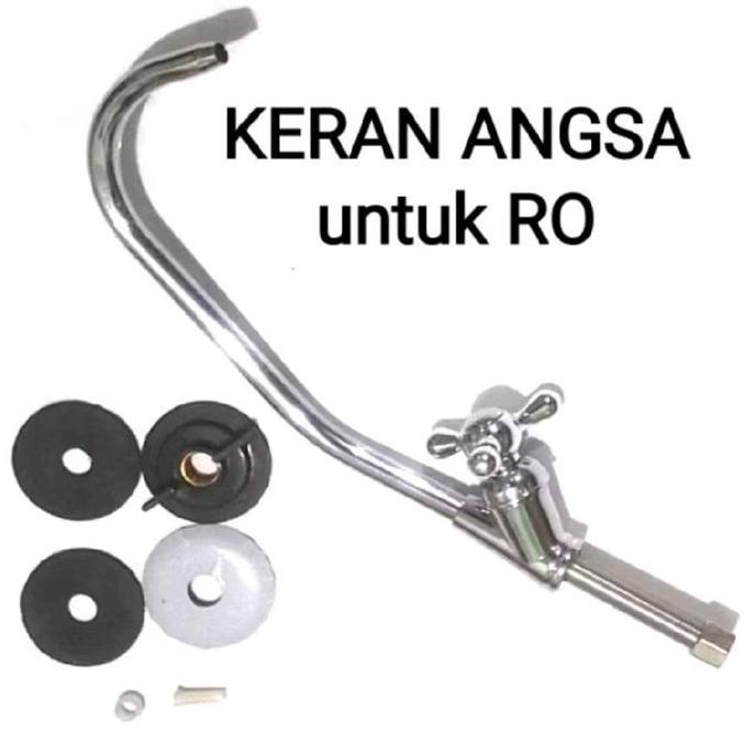 kran angsa RO / Kran Faucet filter RO / Kran air minum mesin RO selang 1l4" Filter air minum RO Wate
