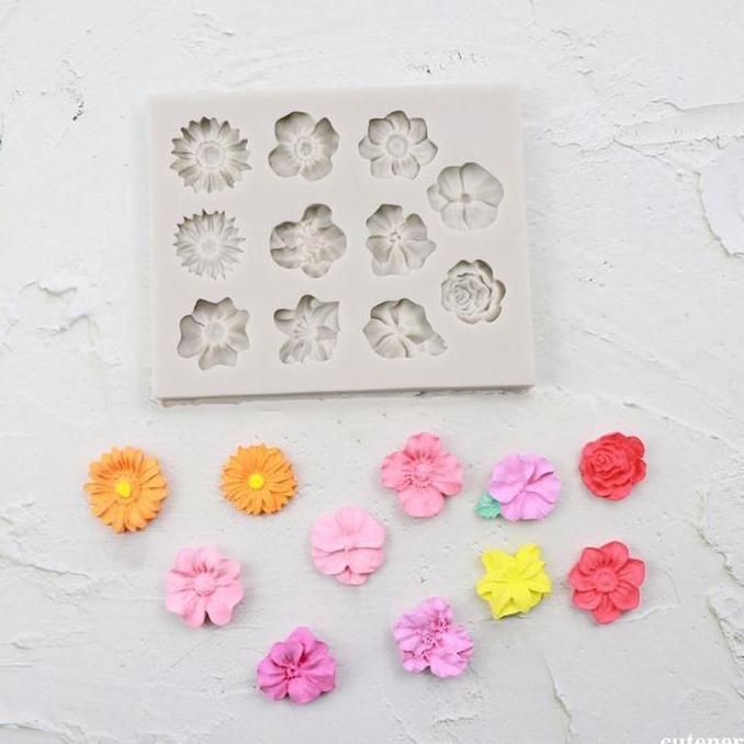 TERBARU|TERMURAH|BARU|PREMIUM|ORIGINAL|GARANSI|DISKON|PROMO INDOMADA CETAKAN SILIKON FONDANT 11 BUNG