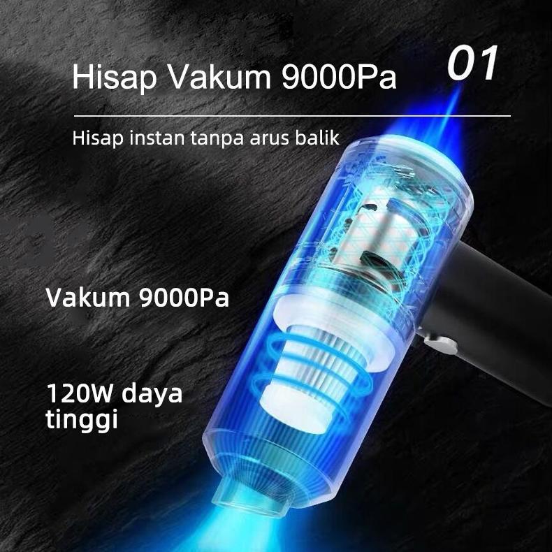 HOT PRODUCT Medan Promo Vacum Cleaner Portable Alat Penyedot Debu mobil sofa rumah lantai Mini Wirel