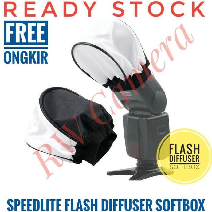 Flash Reflector Diffuser Speedlite Canon Nikon Godox Diffuser bouncer