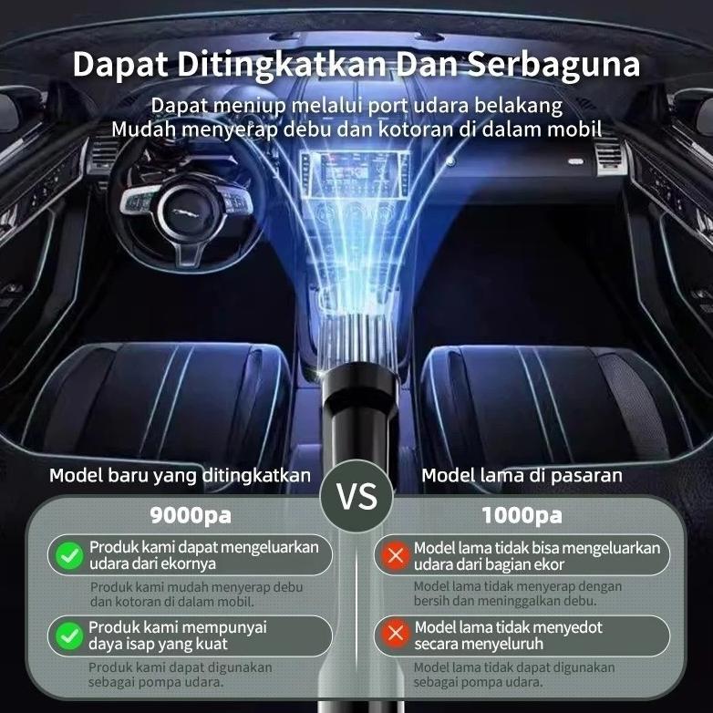 BESTPROMO Vacum Cleaner Portable Mini Usb 2In 1 Penghisap Debu Mobil Wireless Kasur Penyedot Debu Va