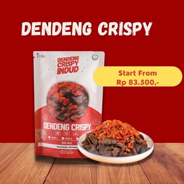 Terlaris Dendeng Sapi Crispy / Kering Indud 125 Gram - 250 Gram - 500 Gram