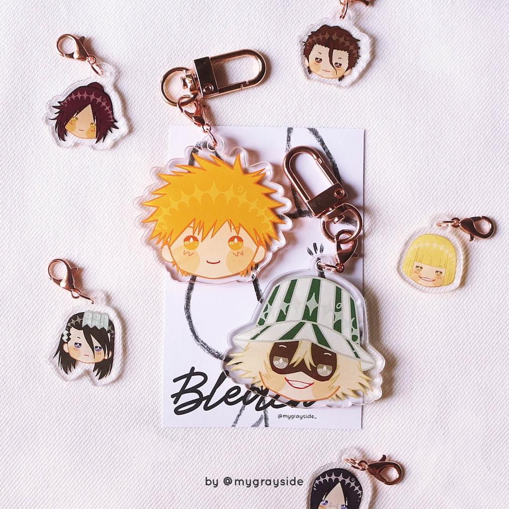 BLEACH Acrylic Keychain and Mini Charm [by @mygrayside]