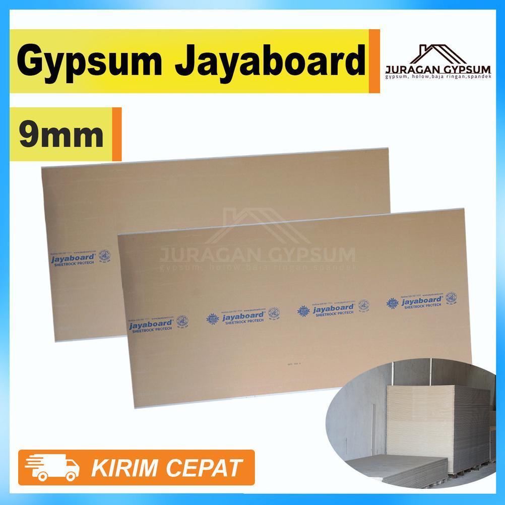 Gypsum Jayaboard 9mm / Gipsum Jaya 9 mm / papan Jaya board sheetrock terlaris
