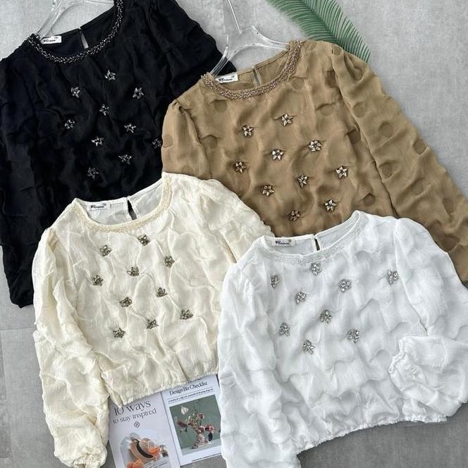 Vivorie Premium At Vivorie Premium At 1868 Blouse Bubble Blink