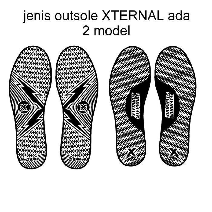 Bisa Cod - Xternalstepsure Sepatu Sneakers Pria Wanita001 Mitterns Storm Low Black White Canvas Casu