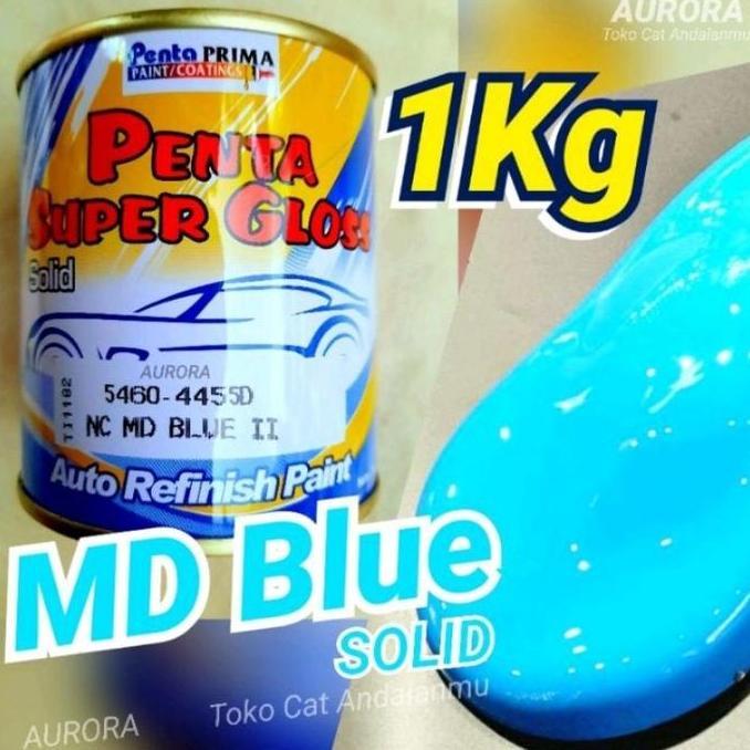 NEW Penta Super Gloss MD Blue Cat Biru Cerah Langit Laut 1 Kg