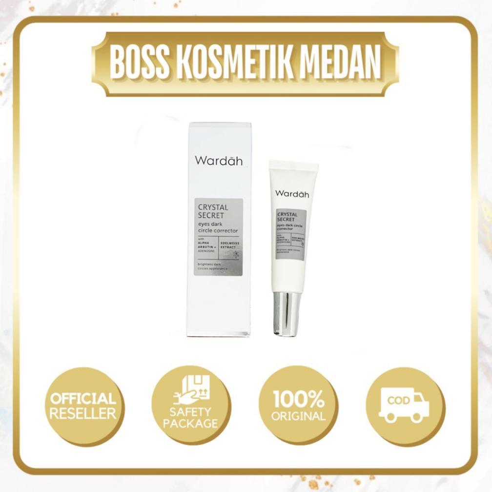 NEW Wardah Crystal Secret Eyes Dark Circle Corrector 10ml (krim mata pencerah / mata panda ) [terbai