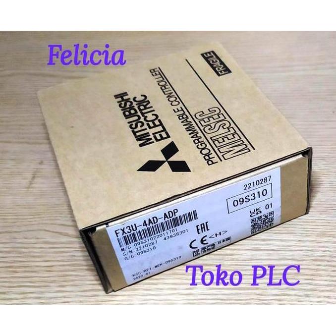 HARGA DISC - FX3U-4AD-ADP PLC Mitsubishi FX3U4ADADP FX3U 4AD ADP Analog Input Module FX3U-4AD ADP