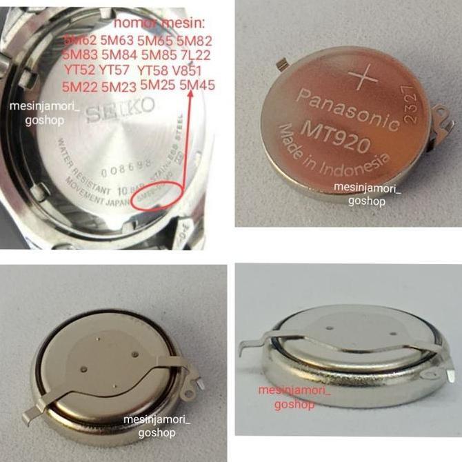 NEW baterai capacitor seiko YT57 YT58 5M54 5M62 5M63 5M82 7L22 302324T ori