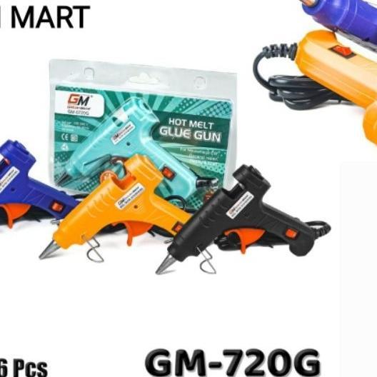 Lem Tembak Gm On - Off - Mesin Lem Tembak Kecil Gm - 720 G 20 Watt - Glue Gun Kecil 20 Watt Gm
