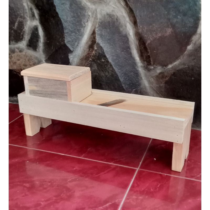 Irisan Bawang/Pasah Bawang Merah/Pengiris Bawang Merah Bahan Kayu Ukuran Besar