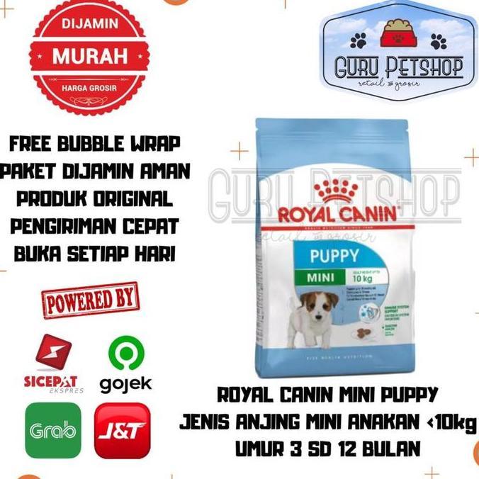 NEW Royal Canin Mini Puppy 4Kg Dog Food Makanan Anjing Pom Shihtzu Yorkshire Maltese Chihuahua Anaka