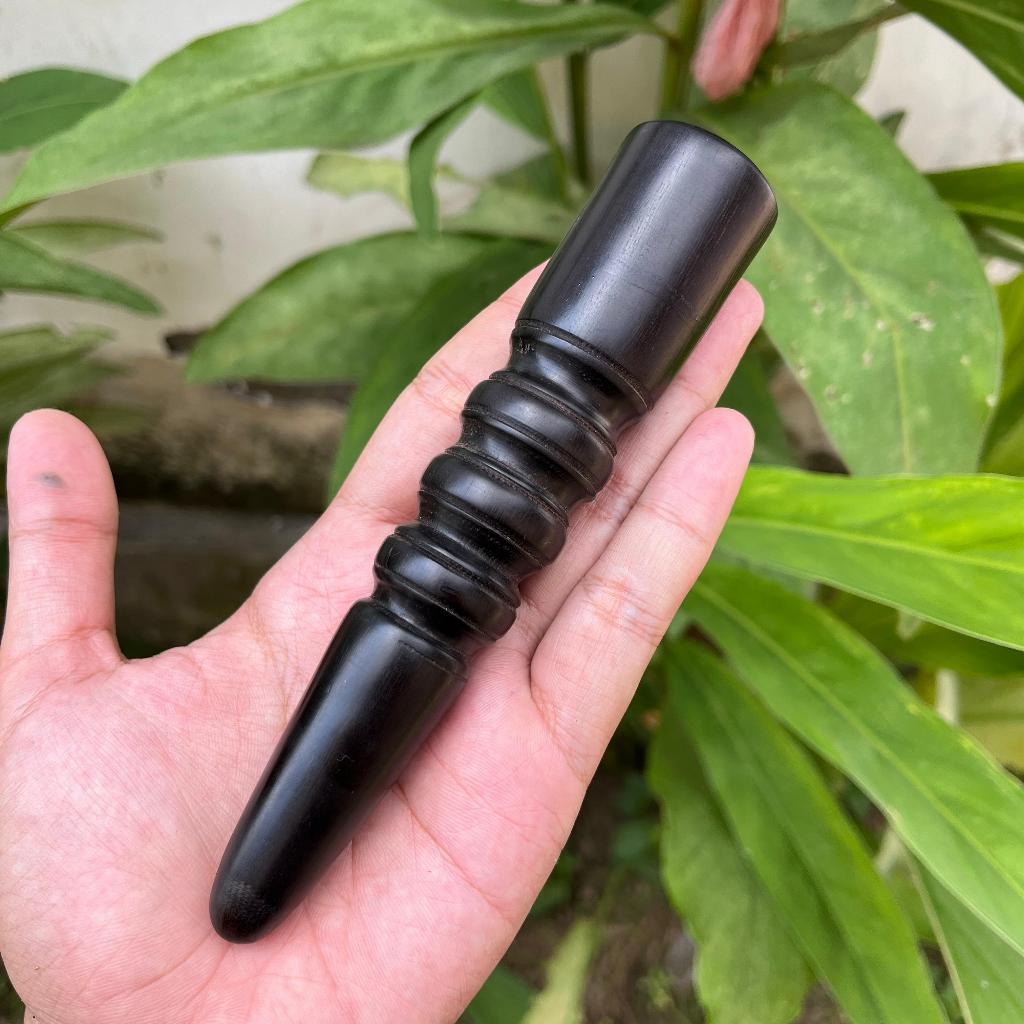 Alat Pijat Alat Kesehatan Kayu Galih Kelor Hitam Model Profil Premium