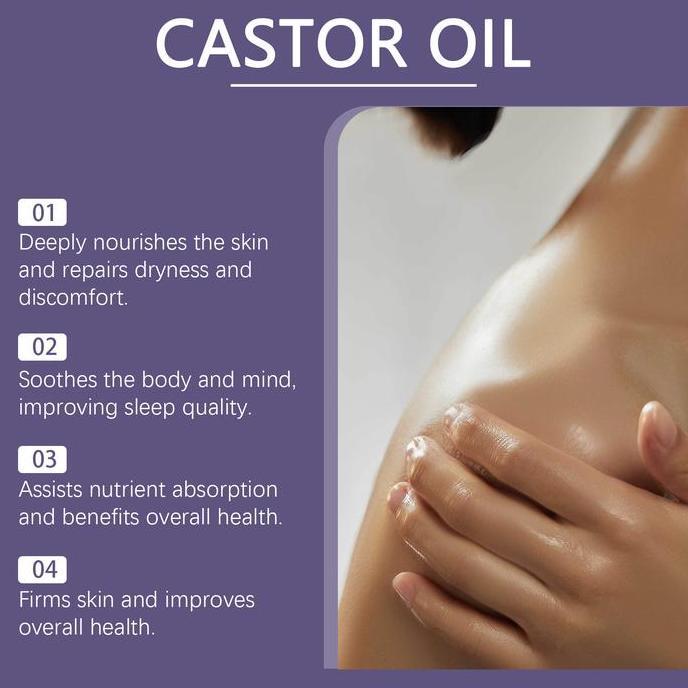 READY IMPORT CASTOR BODY OIL DEEP NOURISHING FIRMING SOFTEN SMOOTHING SKIN RELAXING SLEEP AROMATHERA