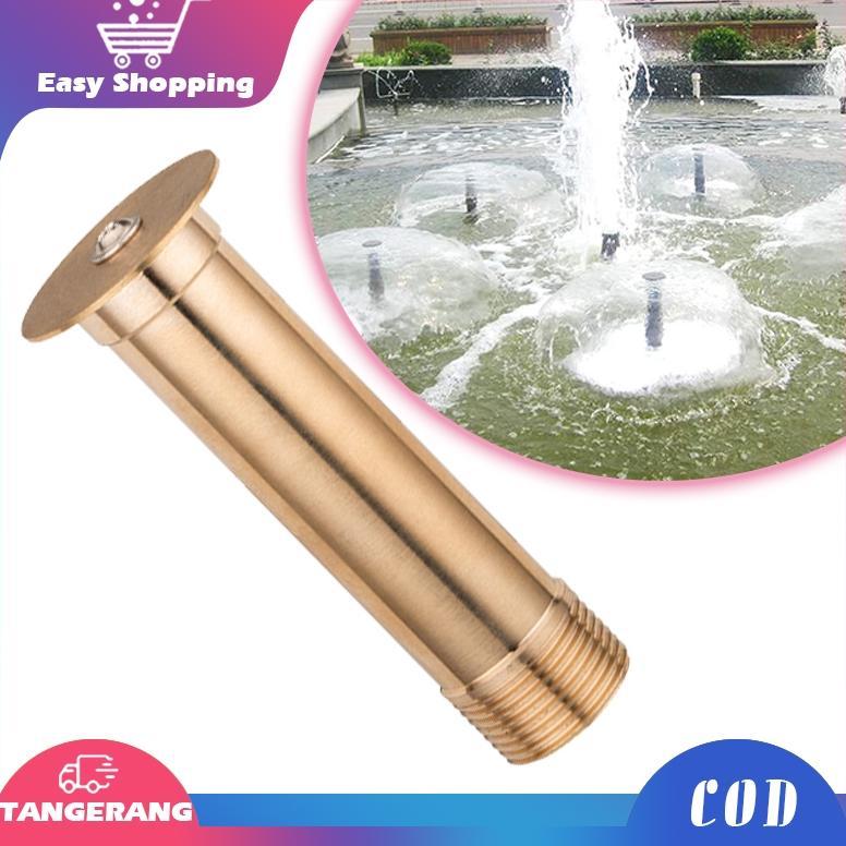 Fountain Pond Nozzle 1/2" 3/4" Kepala Nozzle Sprinkler Adjustable Bahan Kuningan Nosel Air Mancur Ko