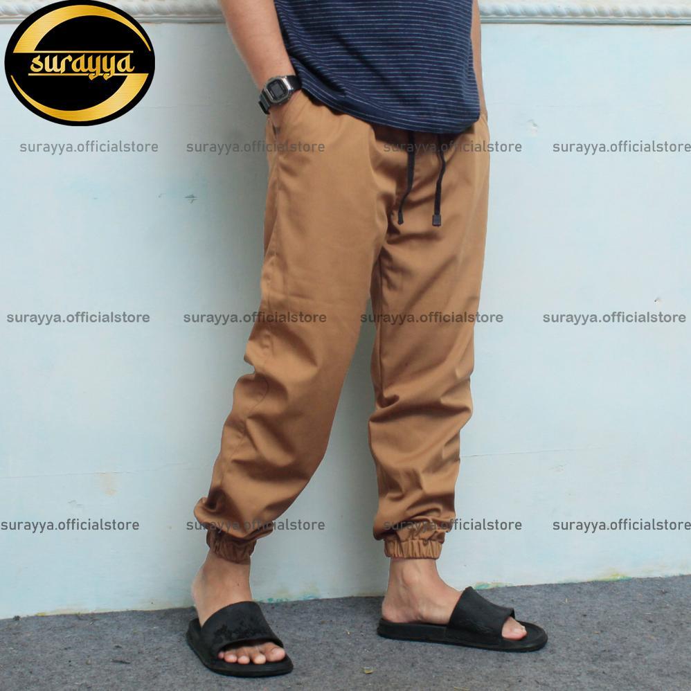 HEMAT CELANA JOGGER PANTS KATUN+ BAHAN TEBAL/SIRWAL JOGGER /CELANA PRIA