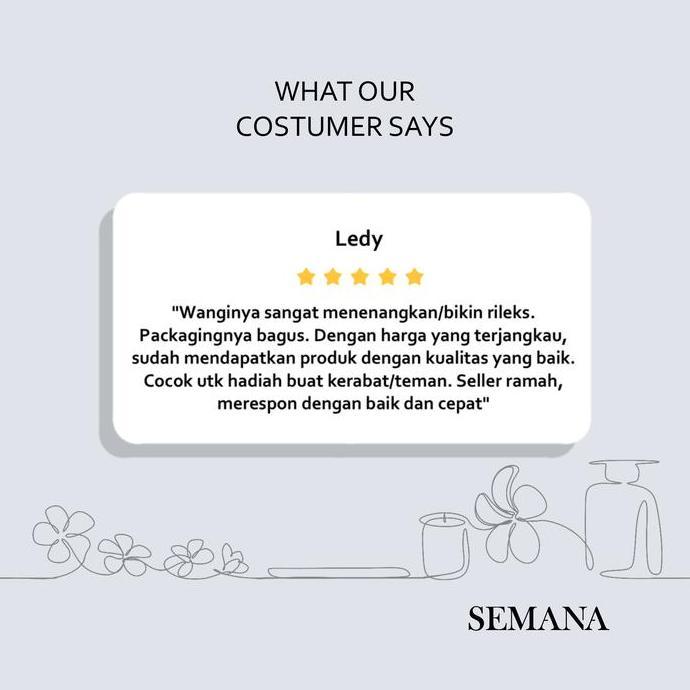 Refill Reed Diffuser Semana - Tuberose