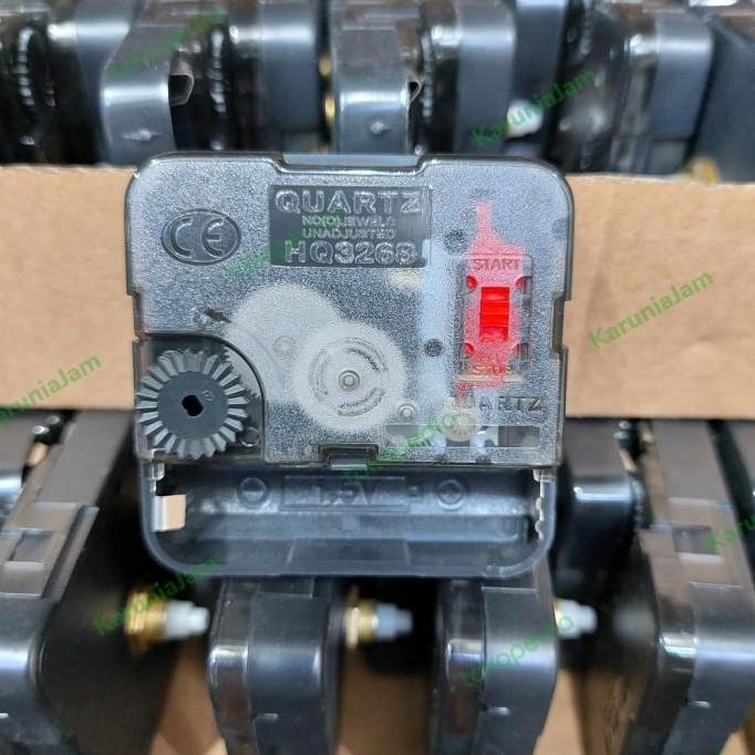 Mesin jam dinding onoff merah mesin jam dinding sweep kualitas bagus