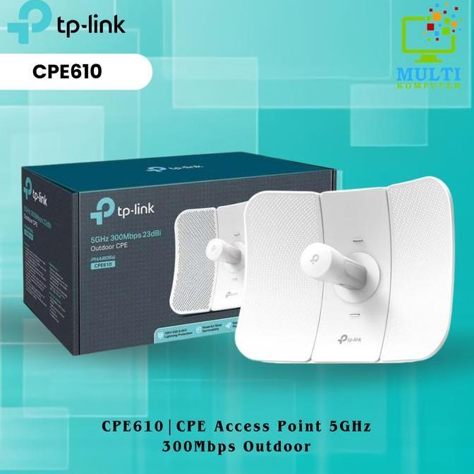 CPE 610 TP-Link 5GHz 300Mbps 23dBi Outdoor CPE CPE610