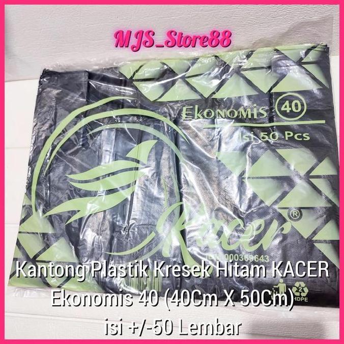 Avvolgere- Kantong Plastik Kresek Hitam/Hd Plastik Kacer Ekonomis 40