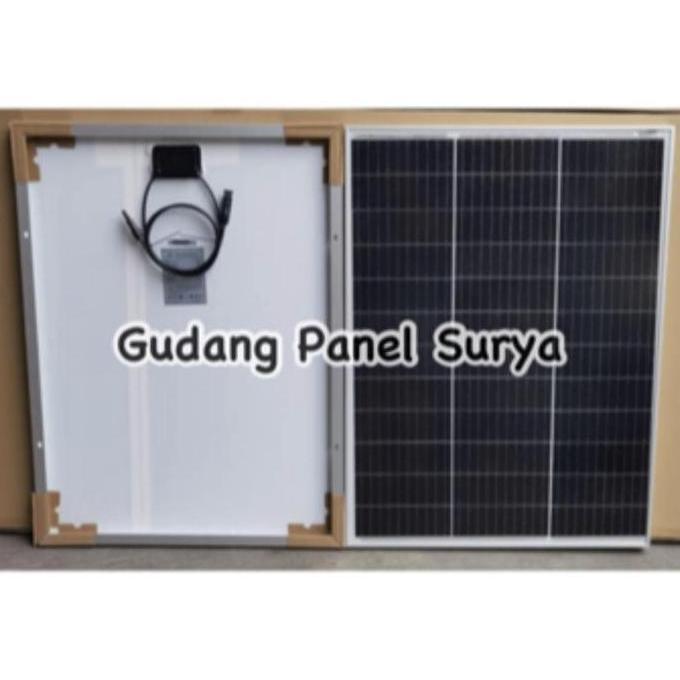 2 Panel 120WP Mono GH / Maysun 120WP Monocrystalline + Packing Kayu