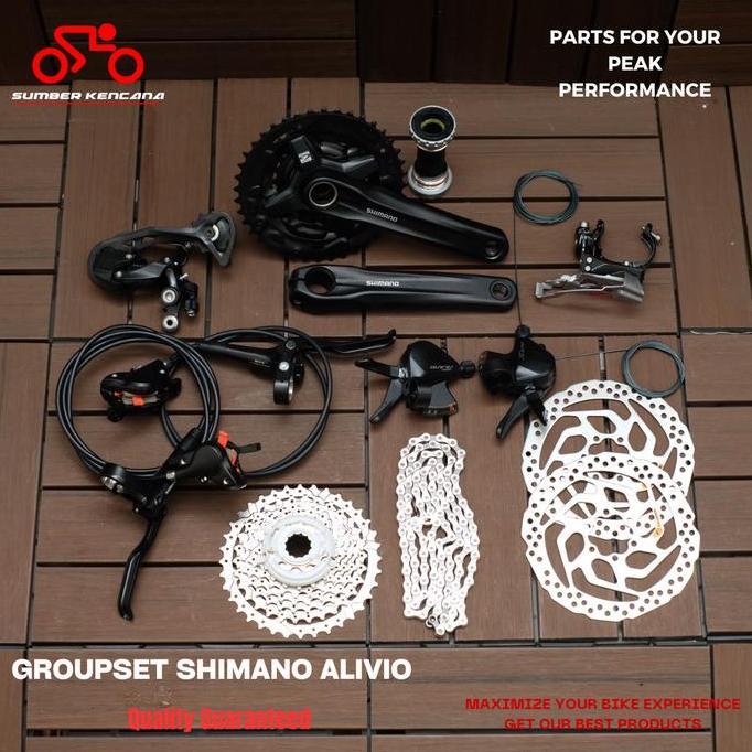 Promo GROUPSET SHIMANO ALIVIO M3100 Diskon