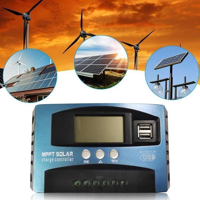 SCC MPPT 60 A 60A Solar Charger Controller LCD 12/24V MPS36