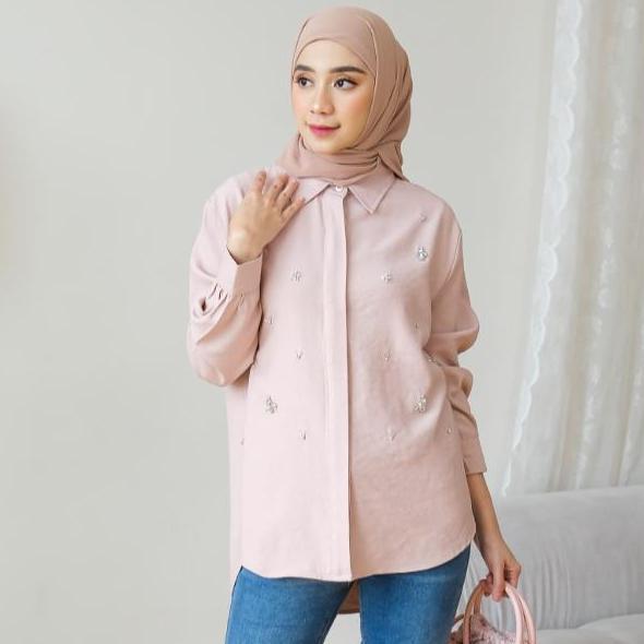 Odeca Zalifa Top Odeca Zalifa Top Kemeja Payet Atasan Wanita