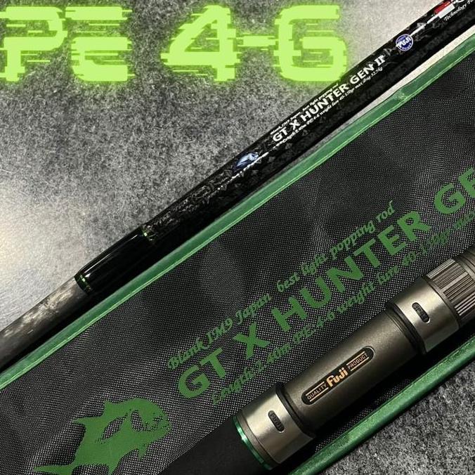 Joran Spinning Popping - Pasiran Rod GETSU GT X HUNTER GEN II 802