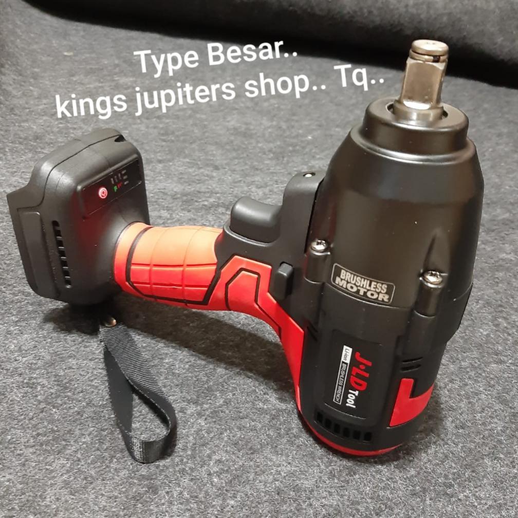 MESIN - BATRE - CAS AJA - IMPACT WRENCH merk JLD DEKWE NAGAWA 650NM 48S JV88 BOR BUKA TUTUP BAUT IMP