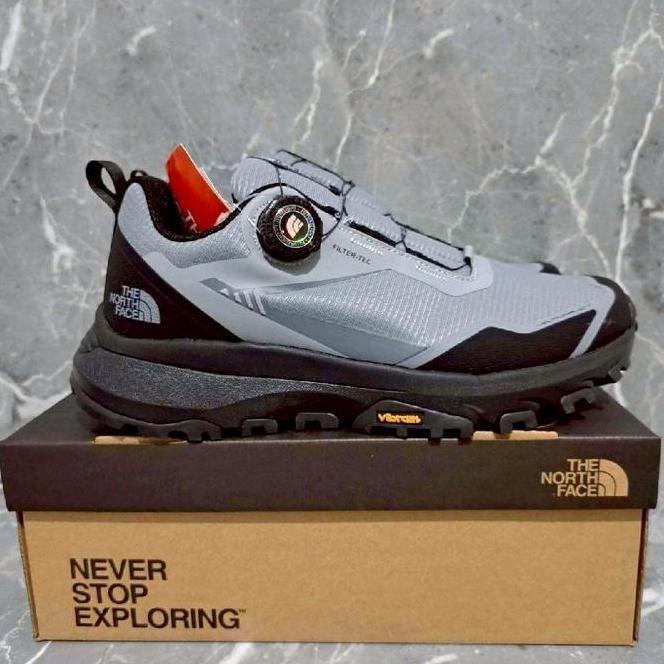 Sepatu The North Face Ultra Fastpack 3 Grey Black