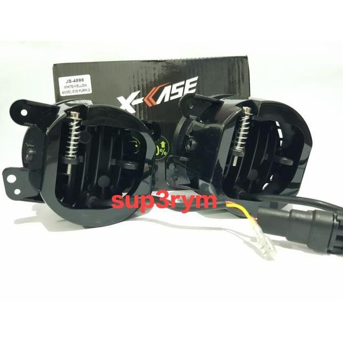 lampu foglamp led daymaker 3.5 inch 8d  led angel aye ring senja fog lamp hi lo jauh dekat