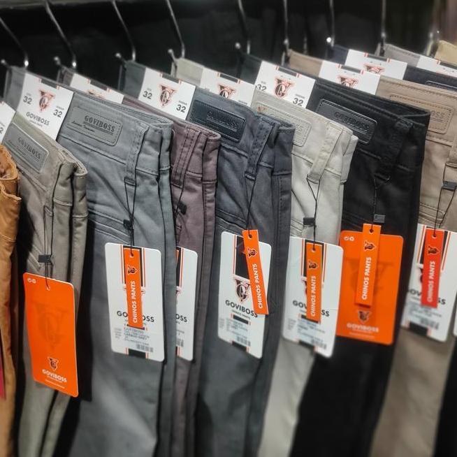 Celana Jeans Goviboss Celana Jeans Goviboss Chinos Slim Fit- Katun Twill